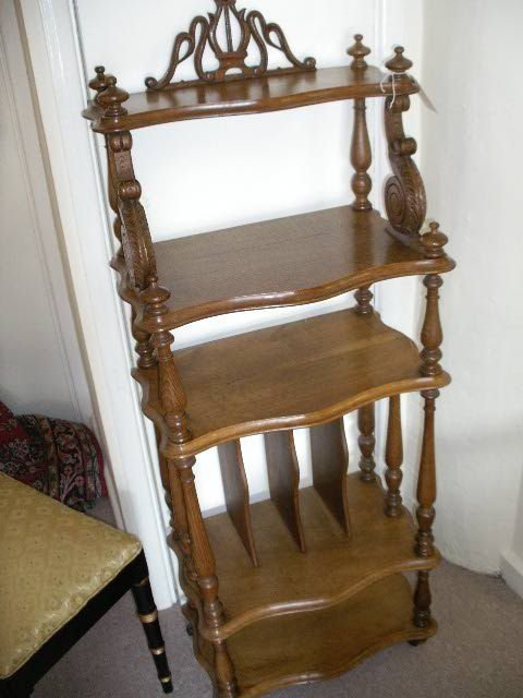 Early 20th Century Oak Whatnot
